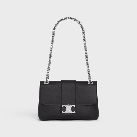 MEDIUM CELINE VICTOIRE BAG IN SUPPLE CALFSKIN BLACK - Image 4